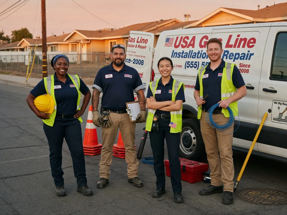 Gas Line Installation company in Franktown, VA